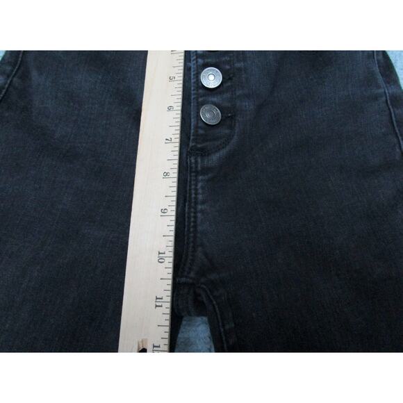 Abercrombie & Fitch Jeans Womens 2/26 Black Skinny Ankle High Rise Denim Capsule - Picture 7 of 11